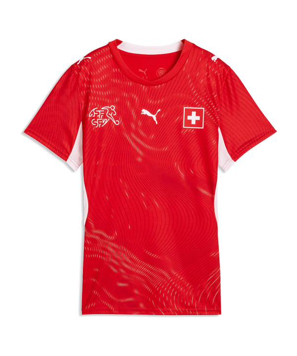 PUMA SFV Schweiz Replica Trikot Home WM 2026 Damen Rot F01