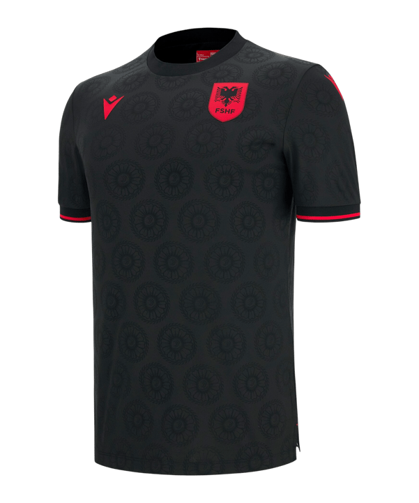 Macron FSHF Albanien Authentic Trikot 3rd WM 2026 Schwarz