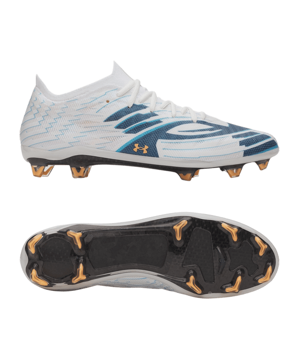 Under Armour Shadow Elite 4 Mach FG Boundless Blue Weiß F100