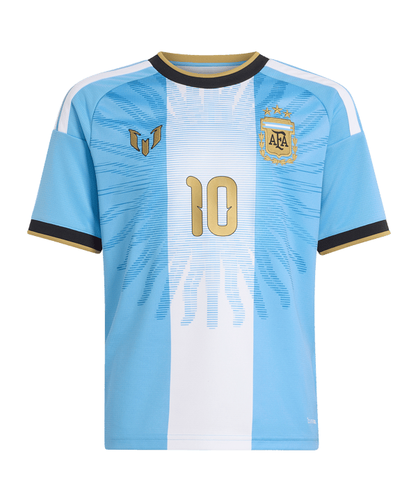adidas AFA Argentinien Messi 10 Trikot 2026 Kids Blau