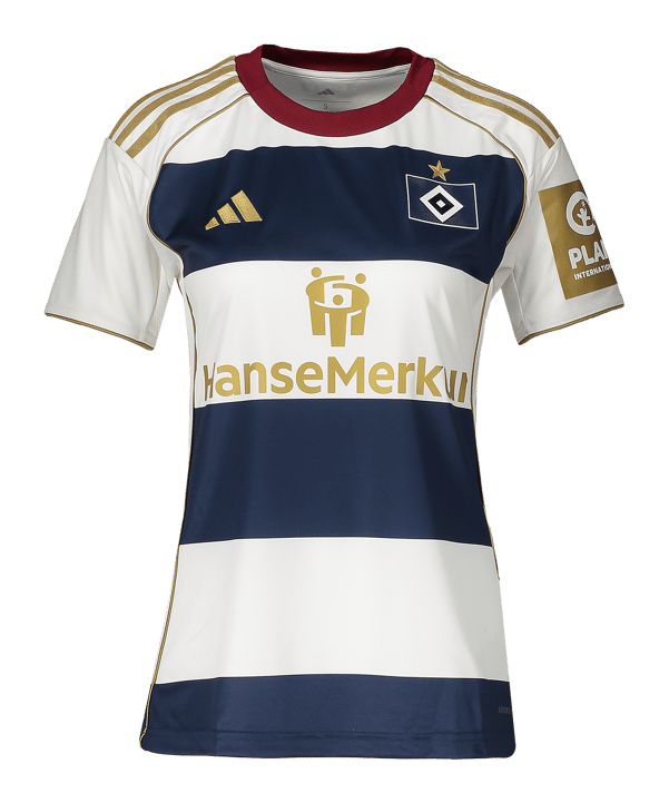 adidas Hamburger SV Sturm & Glanz 1887 Trikot Damen Weiss