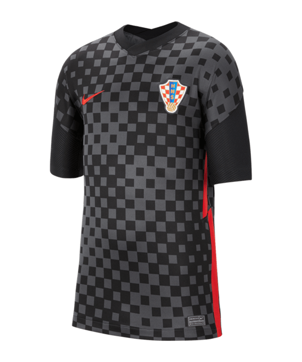 Nike HNS Kroatien Trikot Away EM 2020 Kids Grau F060